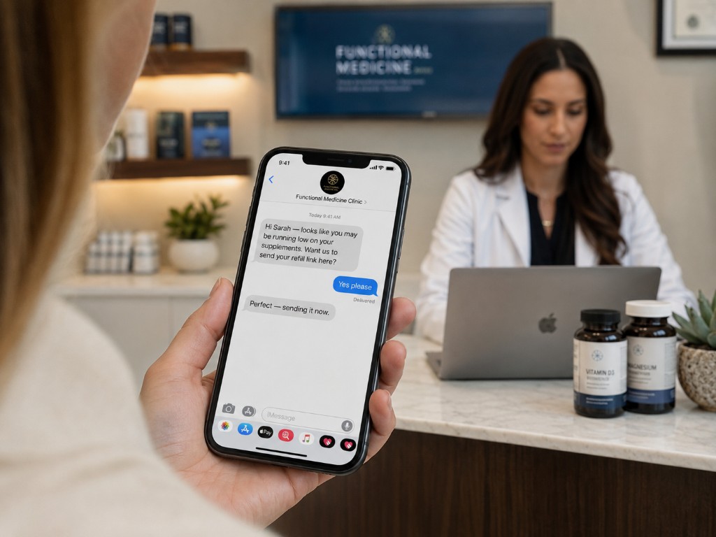 Automated patient texting for clinics: check-ins and refills without the busywork