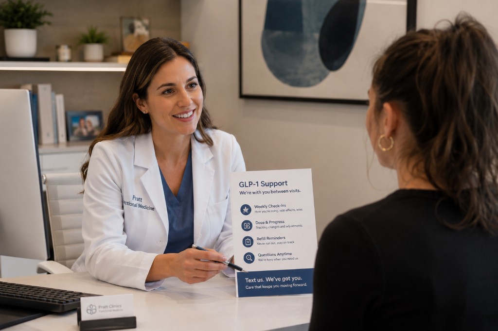 GLP-1 patient follow-up between monthly visits