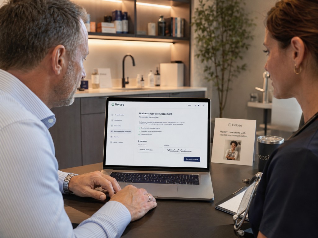 HIPAA BAA at clinic signup: what it covers and what it does not